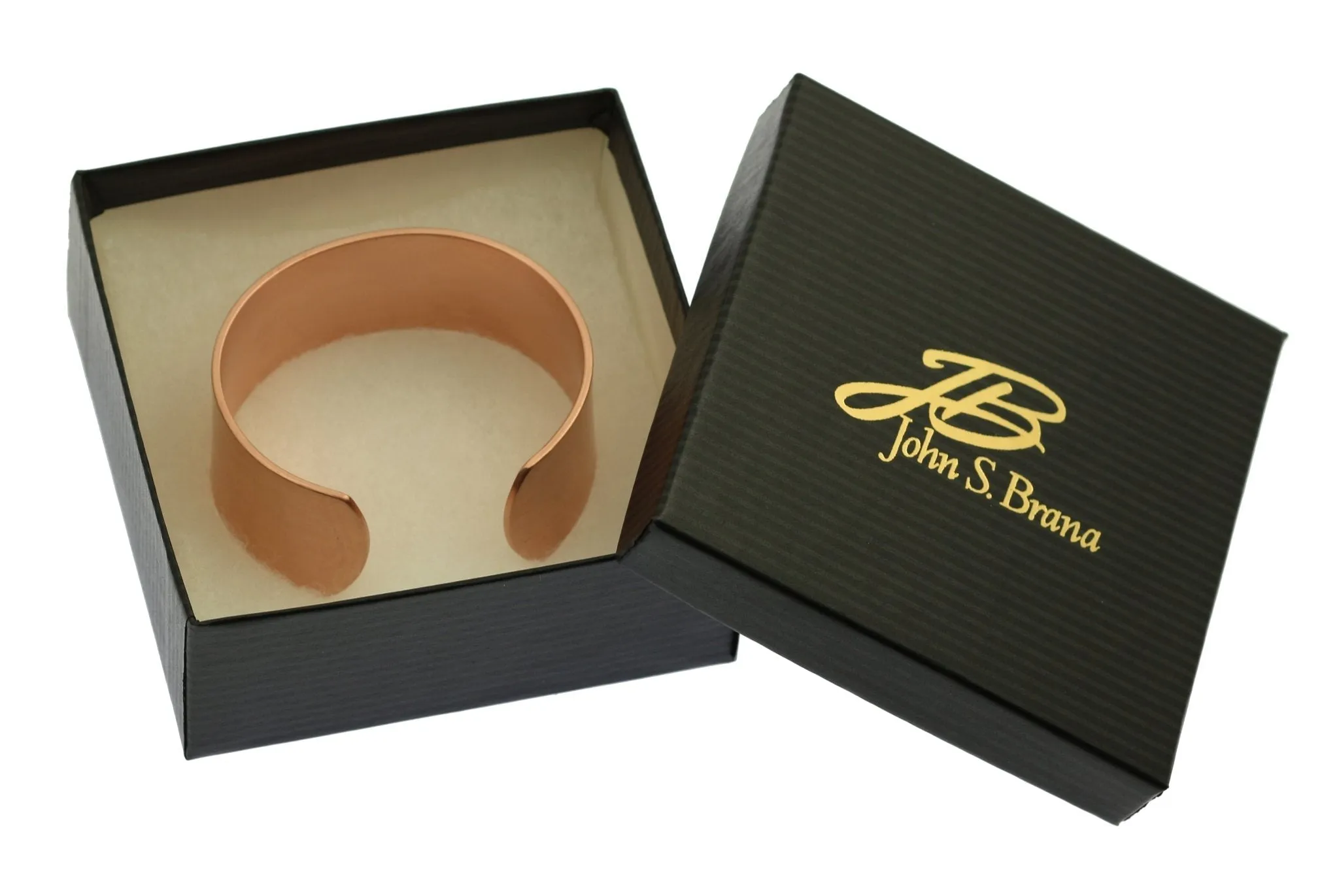 1 Inch Wide Brushed Copper Cuff Bracelet