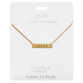 100532 Loved Bar Pendant Necklaces