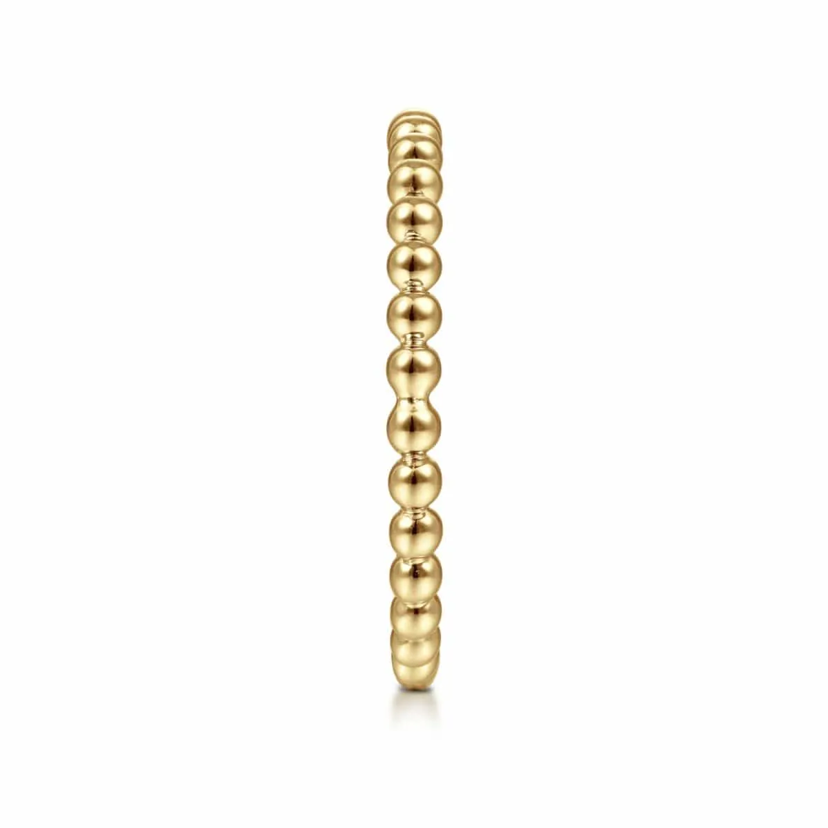 14K Yellow Gold Bujukan Beaded Stackable Ring - LR51172Y4JJJ