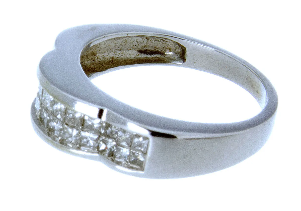 1.50ct Invisible Set Diamond Band Ring