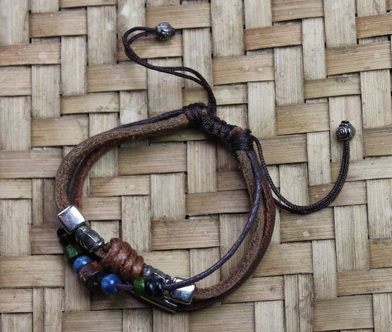 Adjustable Leather Bracelet