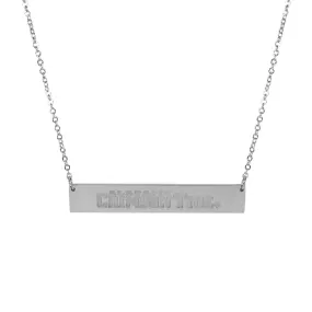 Alabama Crimson Tide Bar Necklace