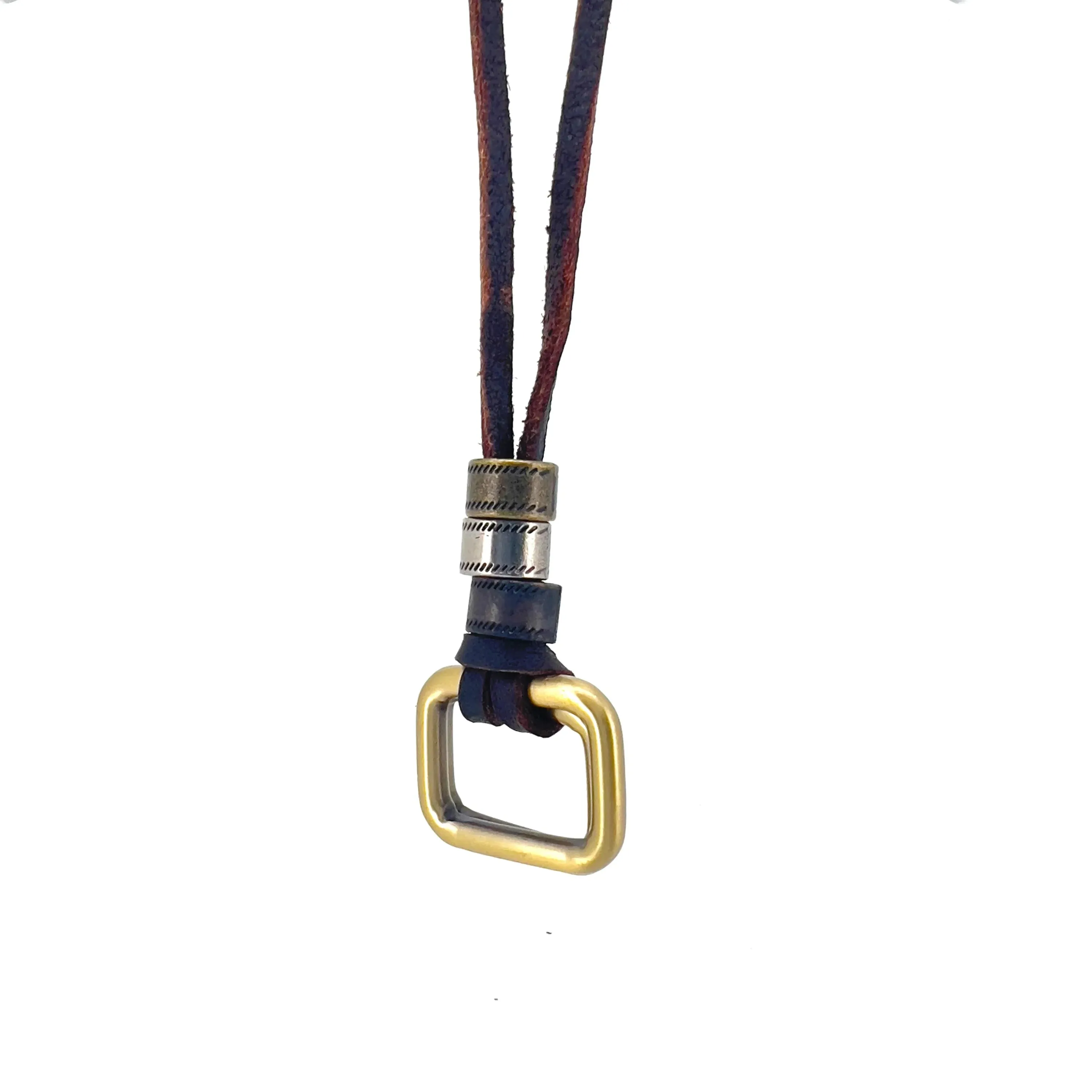 Alrik Leather Necklace with Pendant