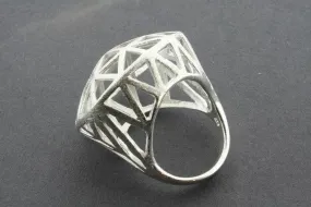 Architect Signet Ring in Sterling Silver