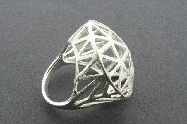 Architect Signet Ring in Sterling Silver