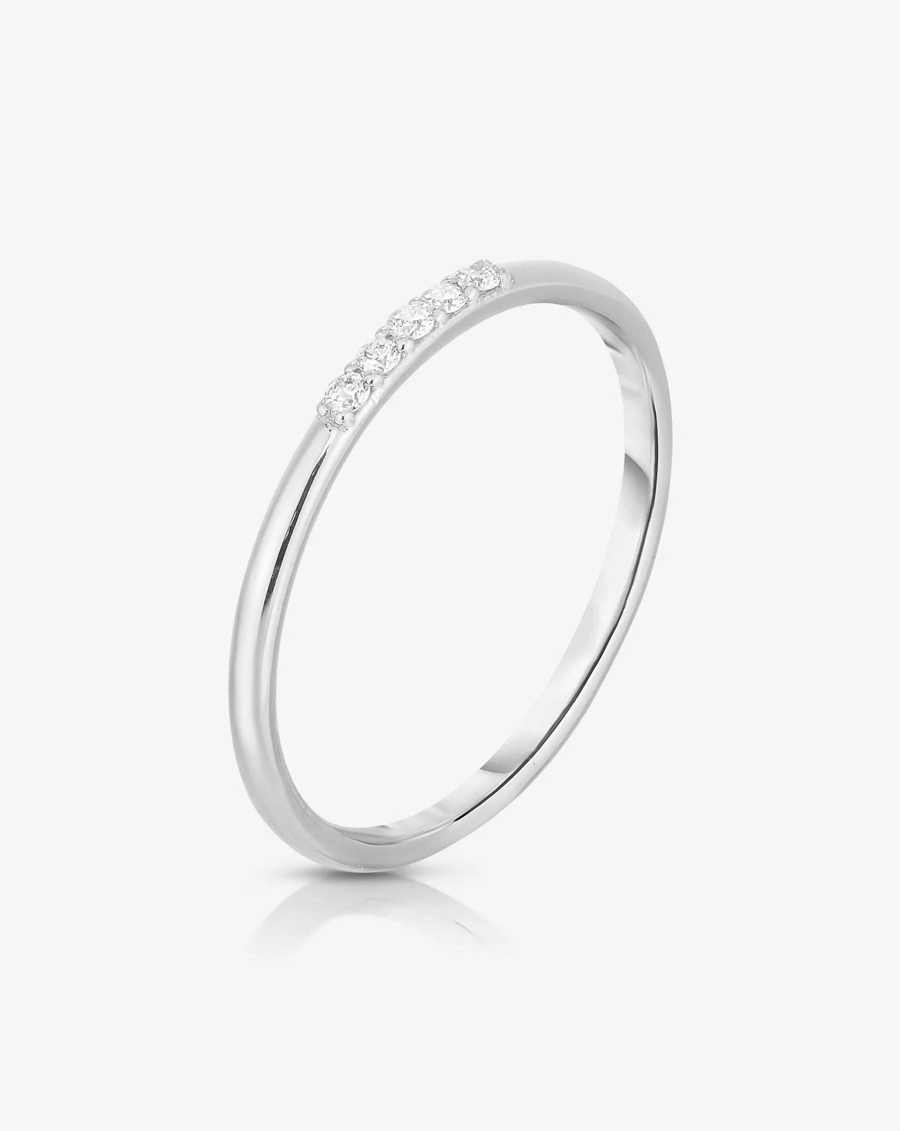 Diamond Row Stackable Ring