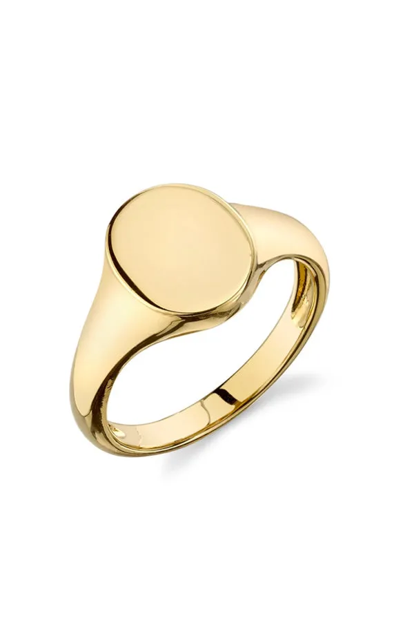 Disc Signet Ring