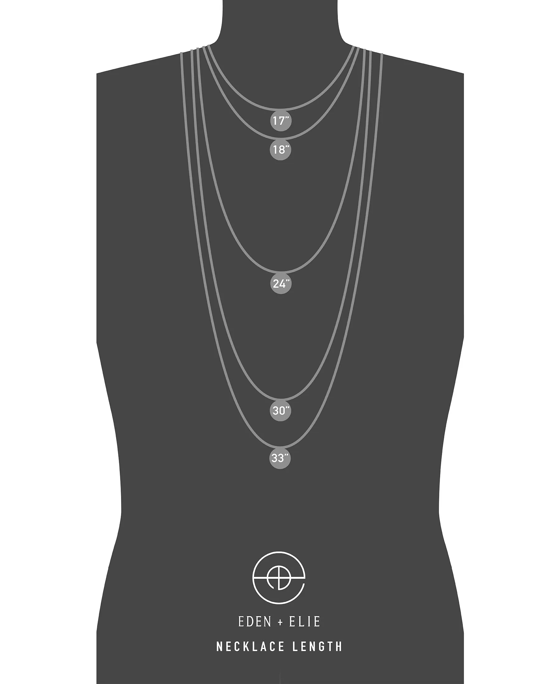 EDEN   ELIE Necklace Bar single bead   optional chain - basic black