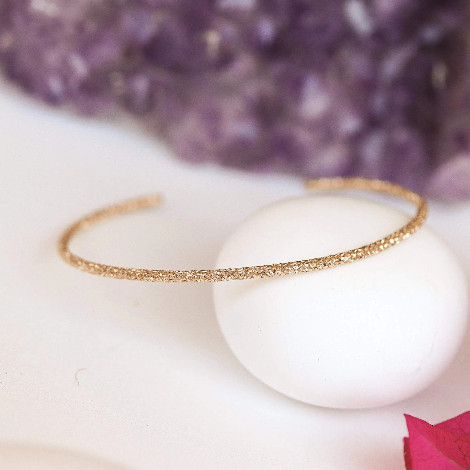 Gold Stardust Cuff Bracelet