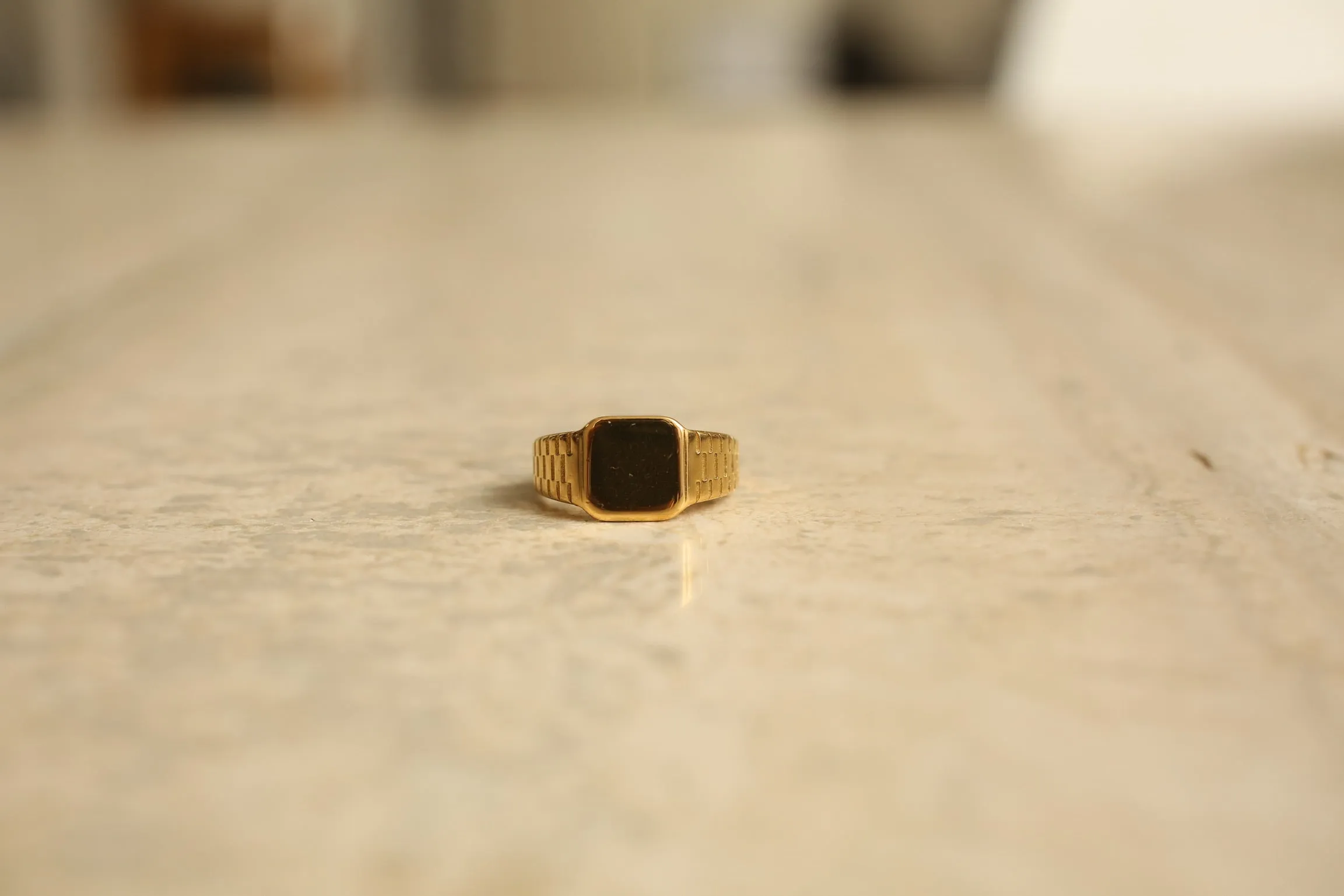 Grace Square Signet Ring