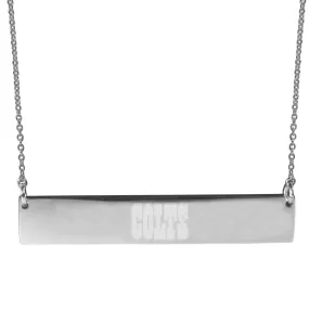 Indianapolis Colts Bar Necklace