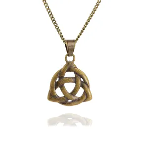 Irish Trinity Necklace (Bronze-Plated)