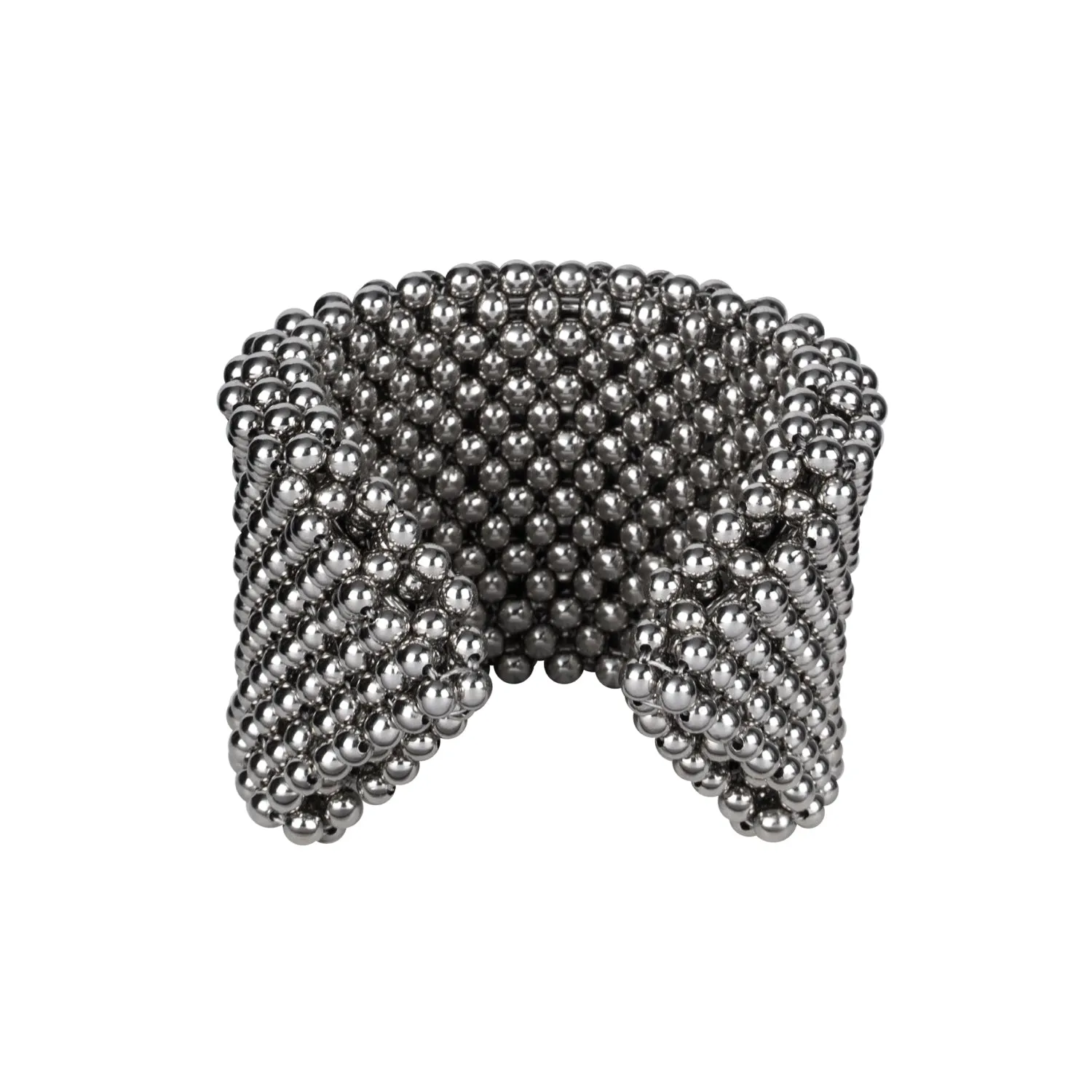 Men's Artemisia Wide Supple Cuff in Silver