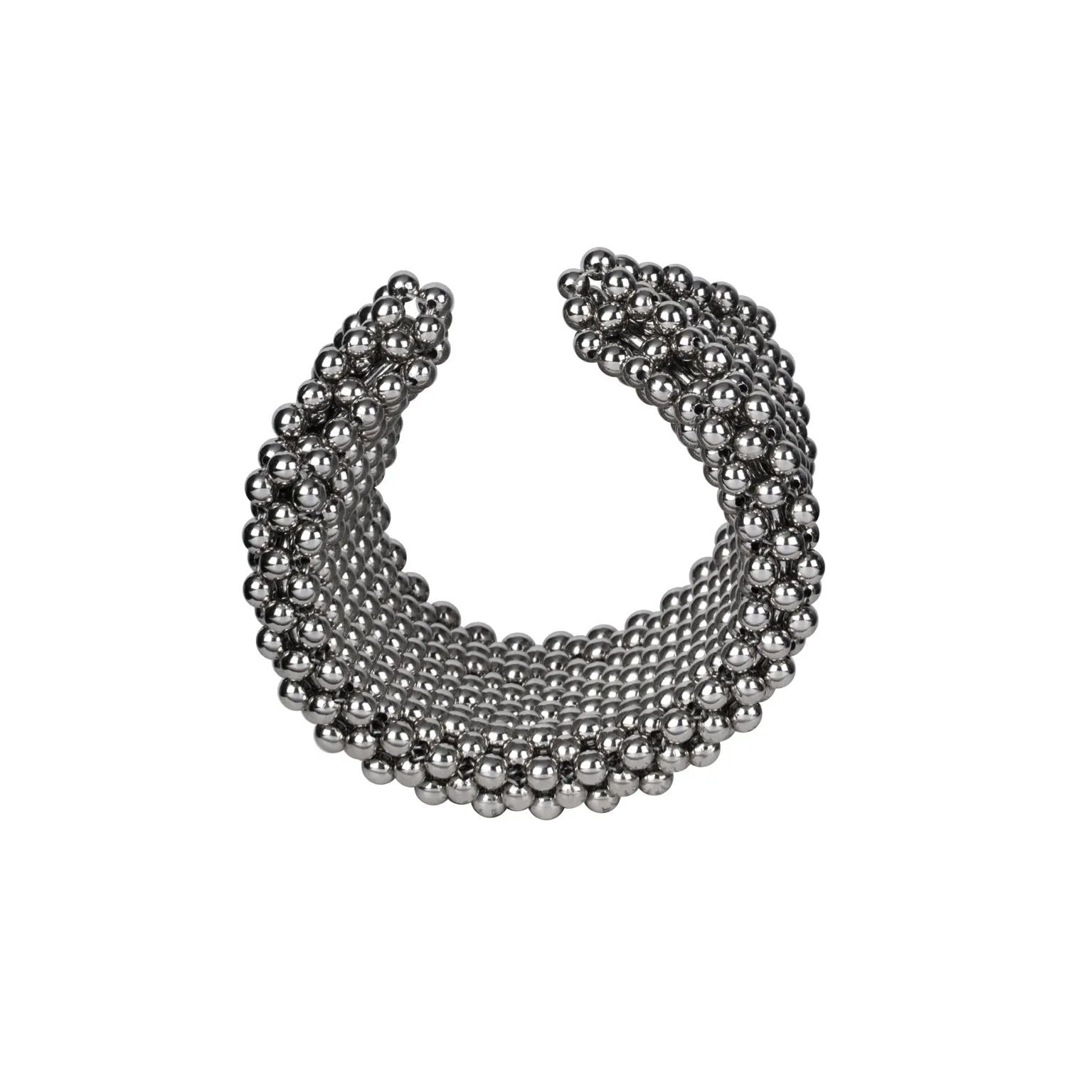 Men's Artemisia Wide Supple Cuff in Silver