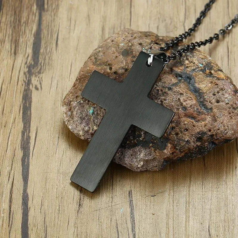 Men's Christian Necklace <br> Lord's Prayer Cross