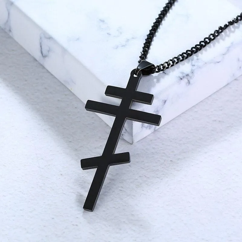 Men's Christian Necklace <br> Orthodox Cross