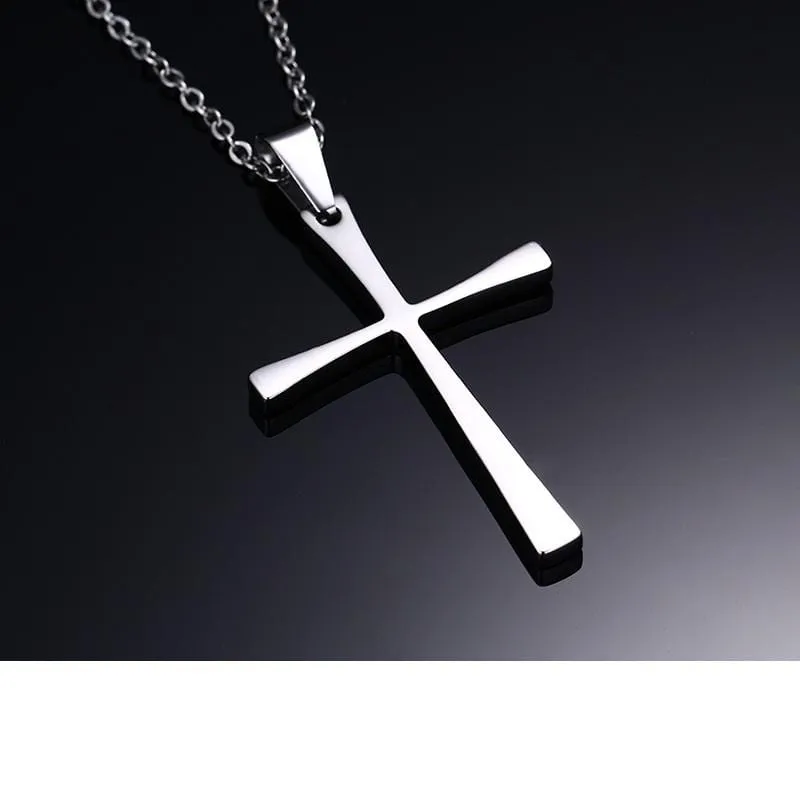 Men's Christian Necklace <br> Stainless Steel