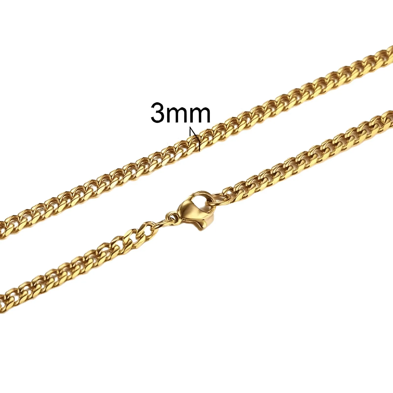 Men's Cuban Link Necklaces - 3 To 7 MM