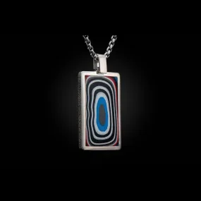 Men's Fordite Pinnacle Necklace - P43 FD