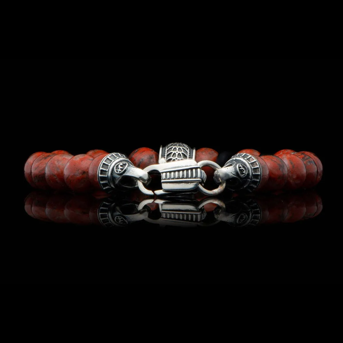 Men's Newport Red Jasper Bracelet - BB49 RSJ