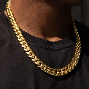 Miami Cuban Link Chain Necklaces 5/7/9/12 MM Chain for Men