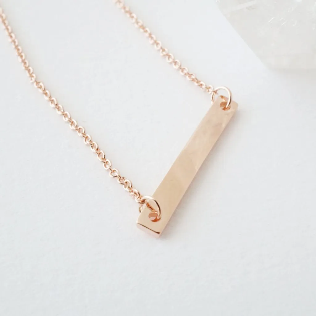 Mini Bar Necklace - Final Sale