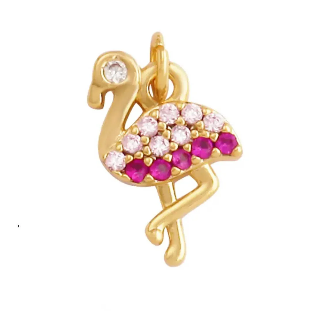 Pink Flamingo Charm