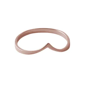 "Peaky" Rosy Thin Band Ring & MiDi