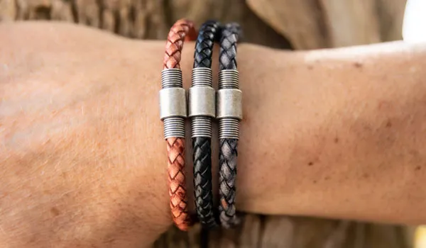 Rugby Leather Bracelet