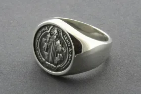 saint signet ring