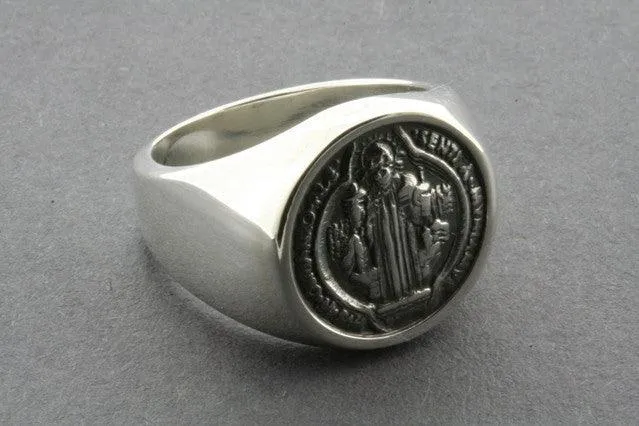 saint signet ring