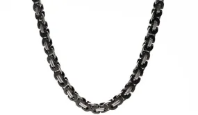 Silver & Black Bike Chain