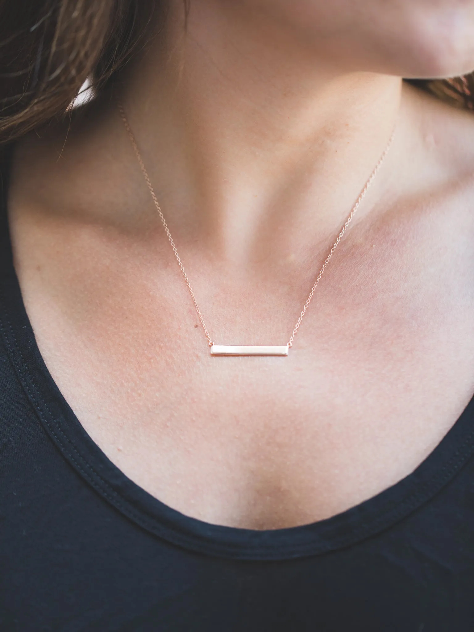 Small Layering Bar Necklace