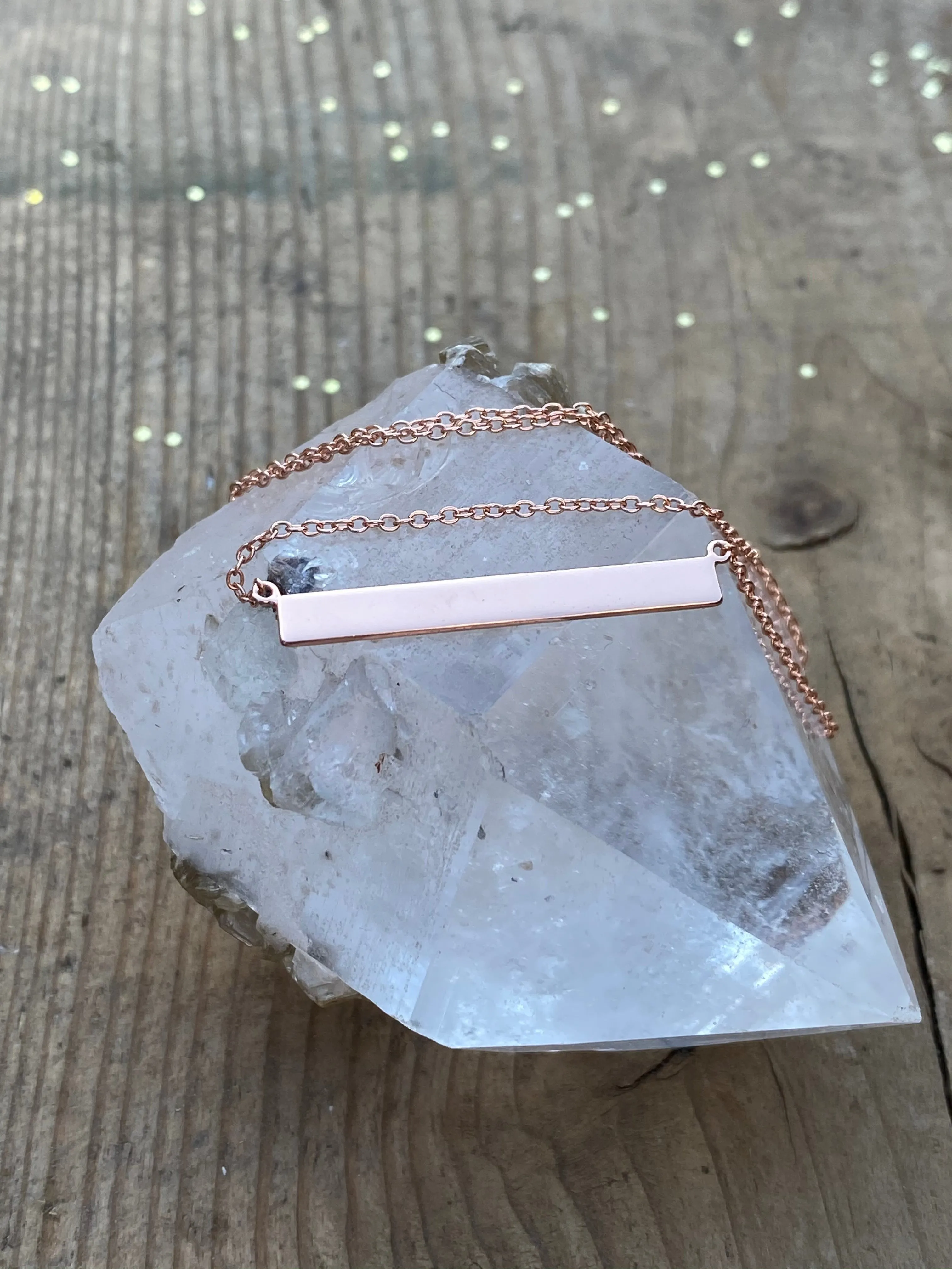 Small Layering Bar Necklace