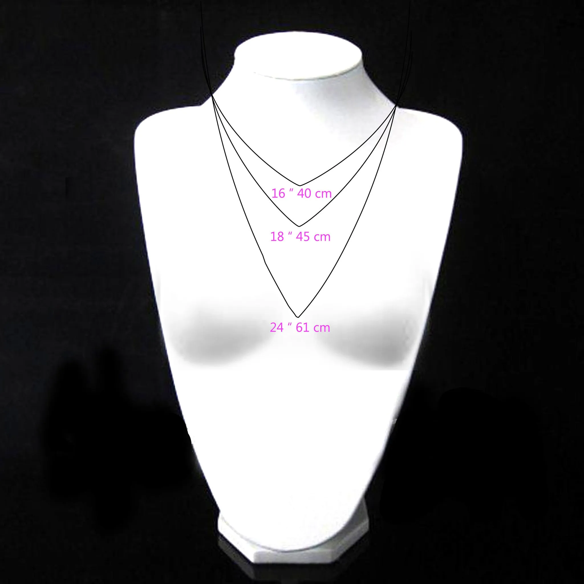 Small Power Triangle & Helen Chain Necklace