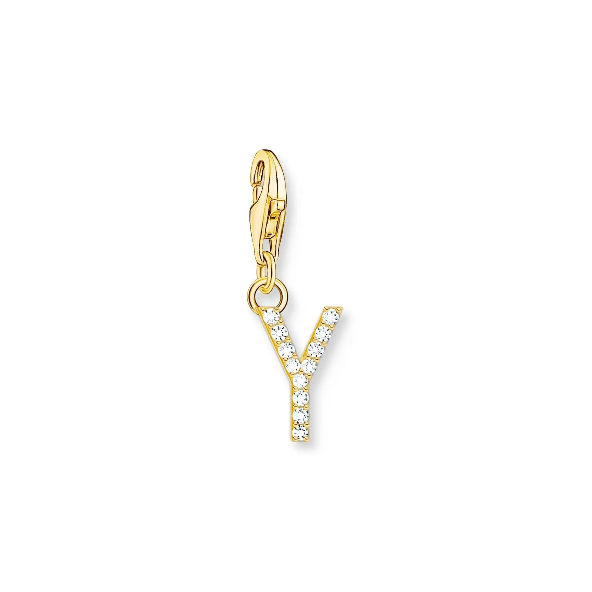 THOMAS SABO Charm Pendant Letter Y Gold Plated