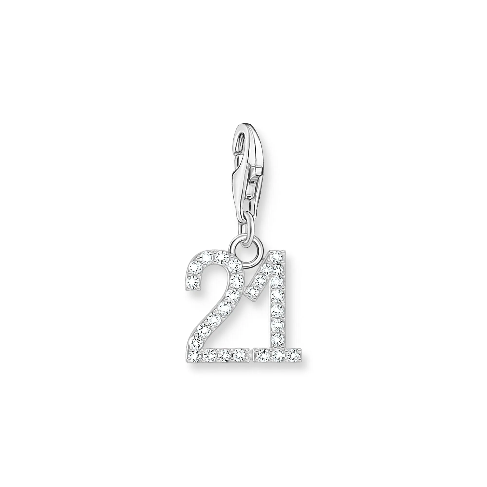 THOMAS SABO Charm Pendant Number "21" Silver