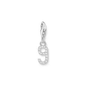 THOMAS SABO Charm Pendant Number "9" Silver