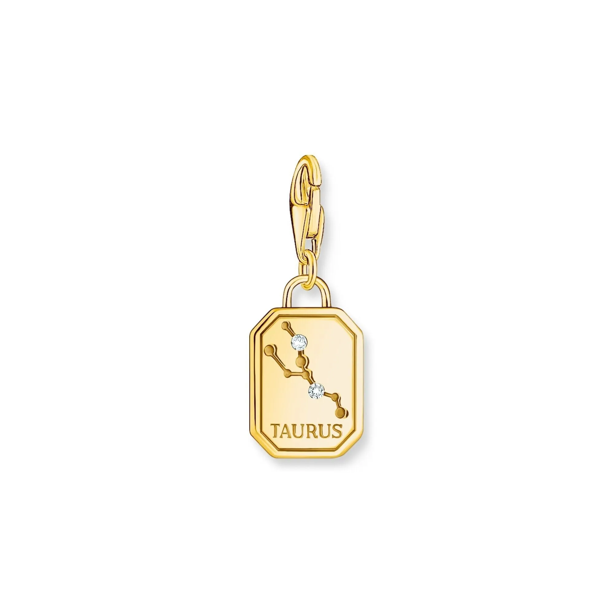 THOMAS SABO Charm Pendant Taurus Zodiac Sign Gold