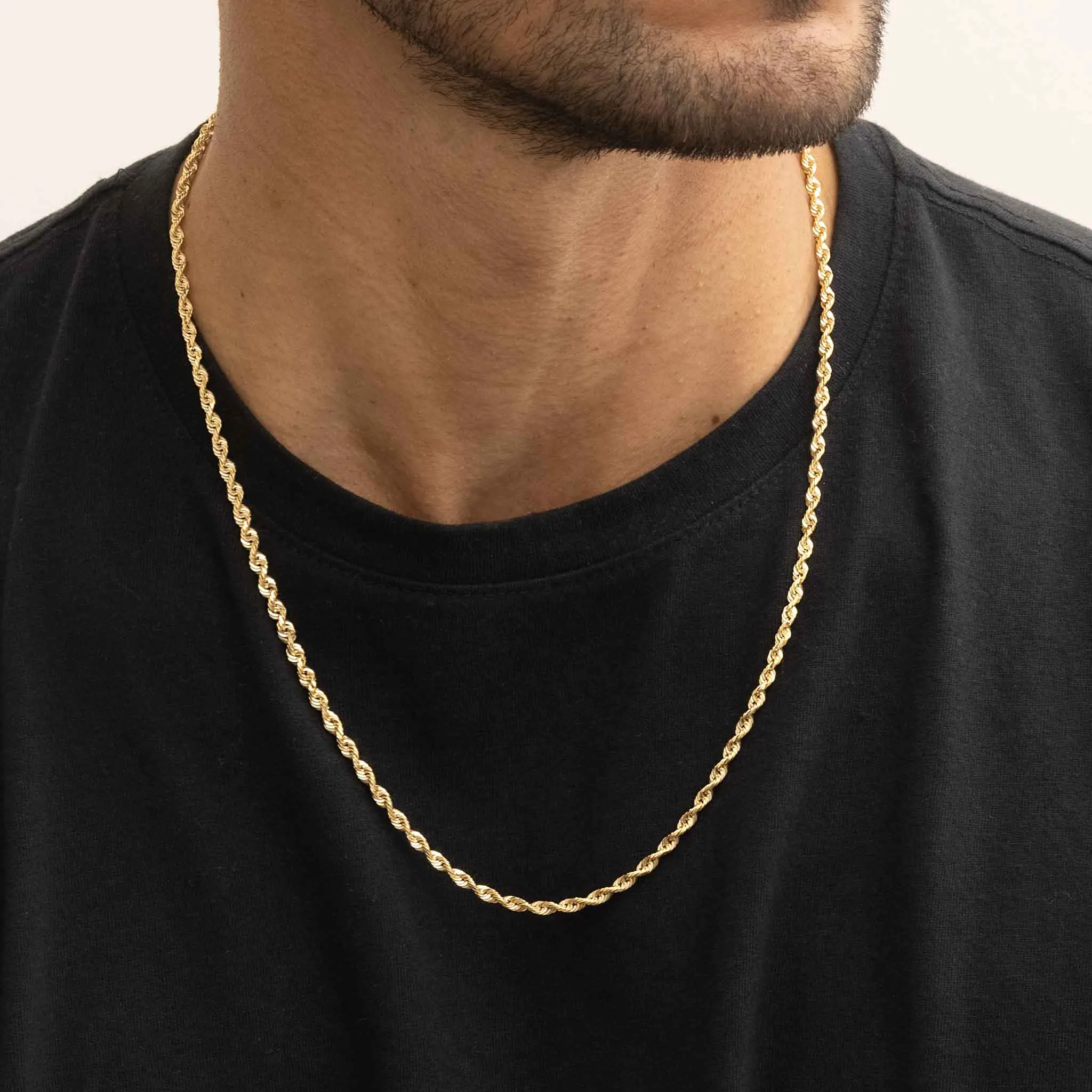 Titan Rope Statement Chain Necklace