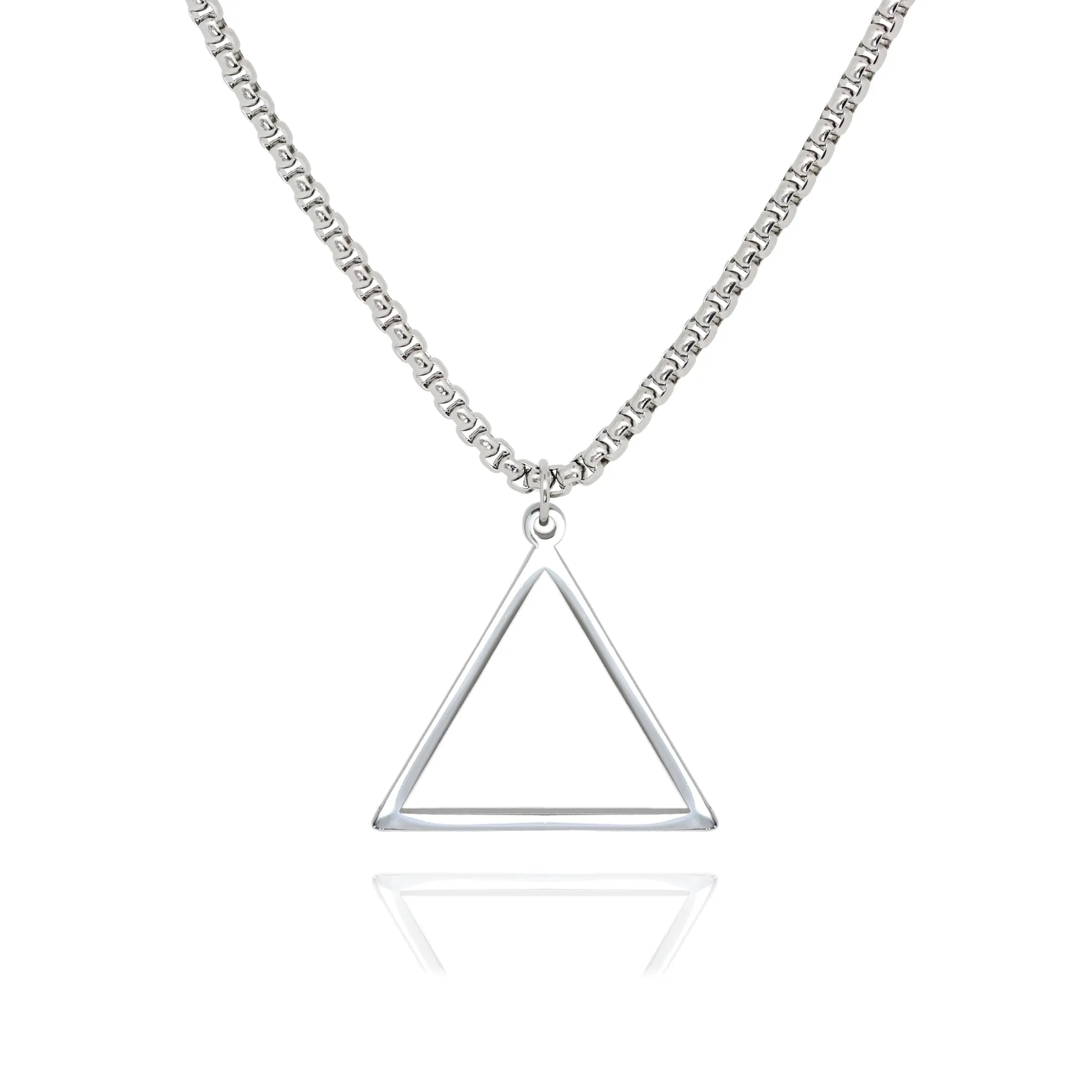 Triangle Necklace (Bronze-Plated)