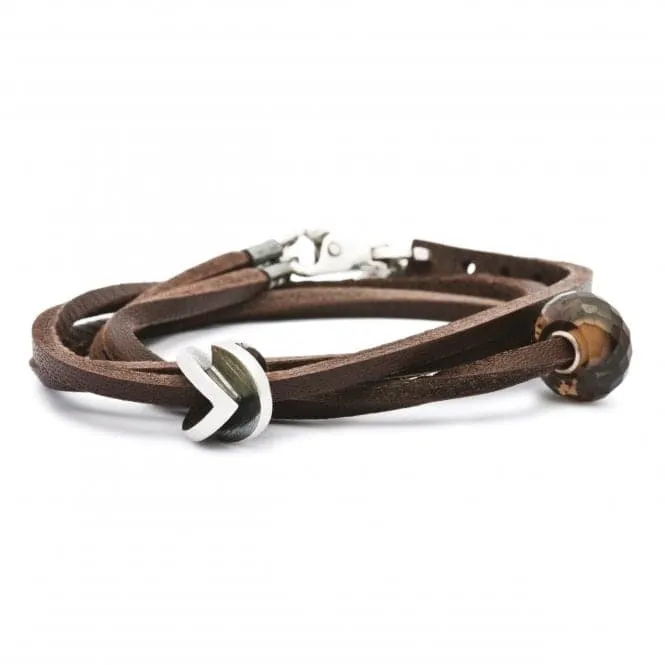 Trollbeads Brown Leather Bracelet TLEBR-00004