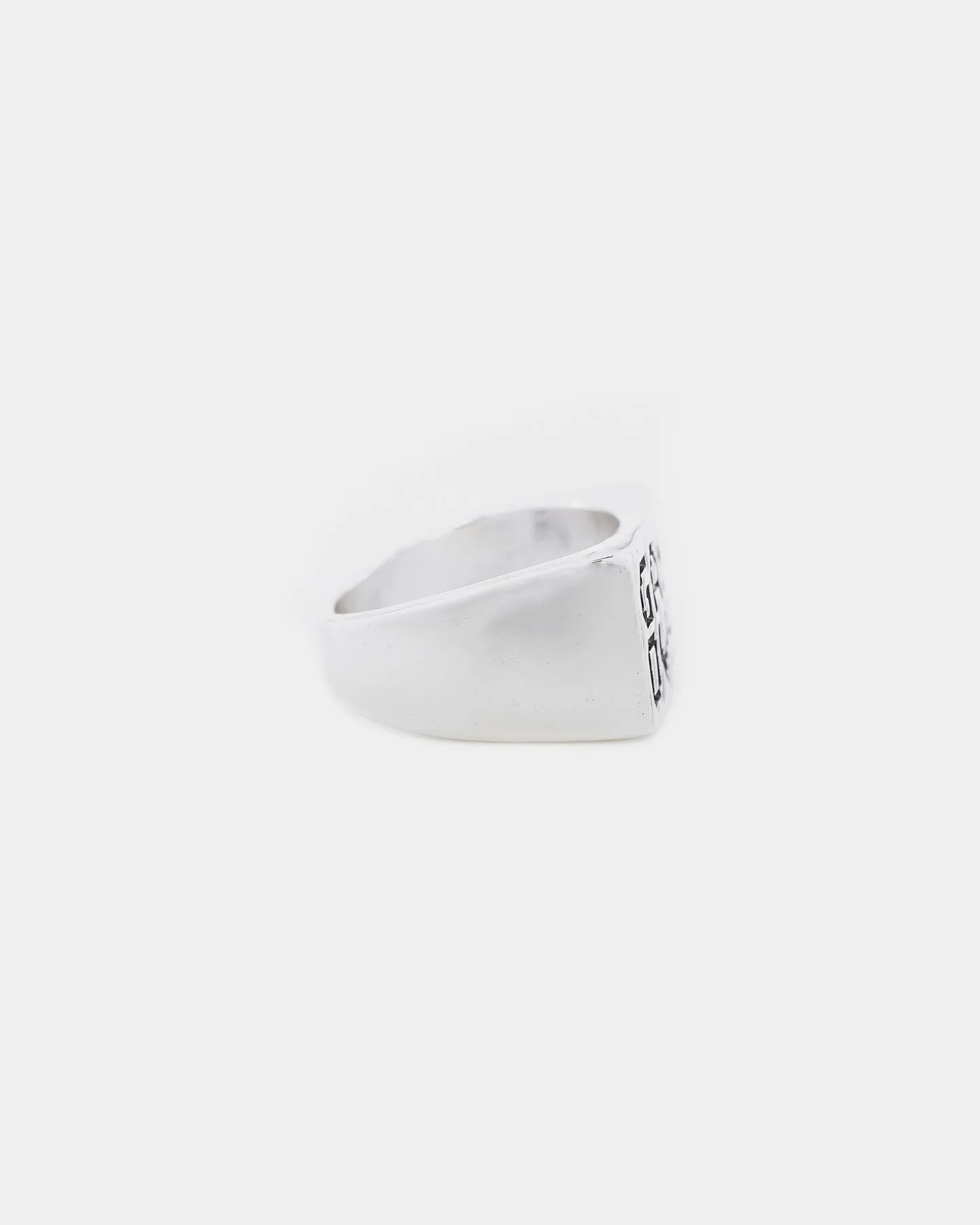 Wild For The Weekend Game Over Signet Ring (Medium) Silver