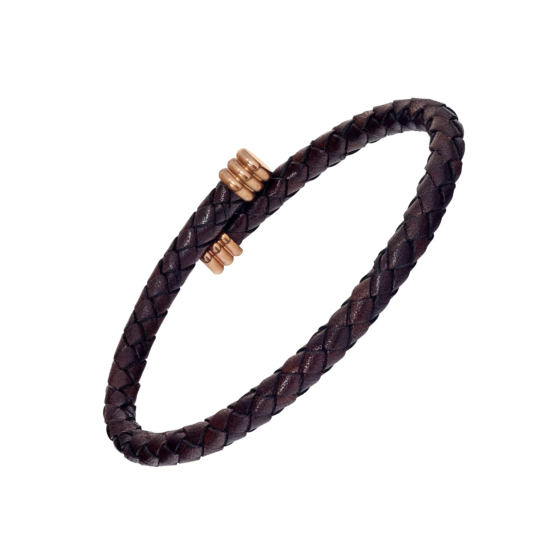 Woven Leather Bracelet Spring Fit